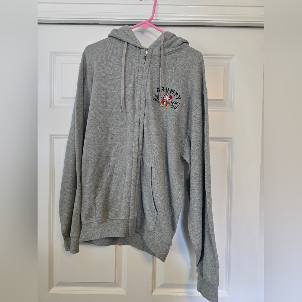 Vintage Walt Disney World Embroidered Grumpy Men's Hoodie